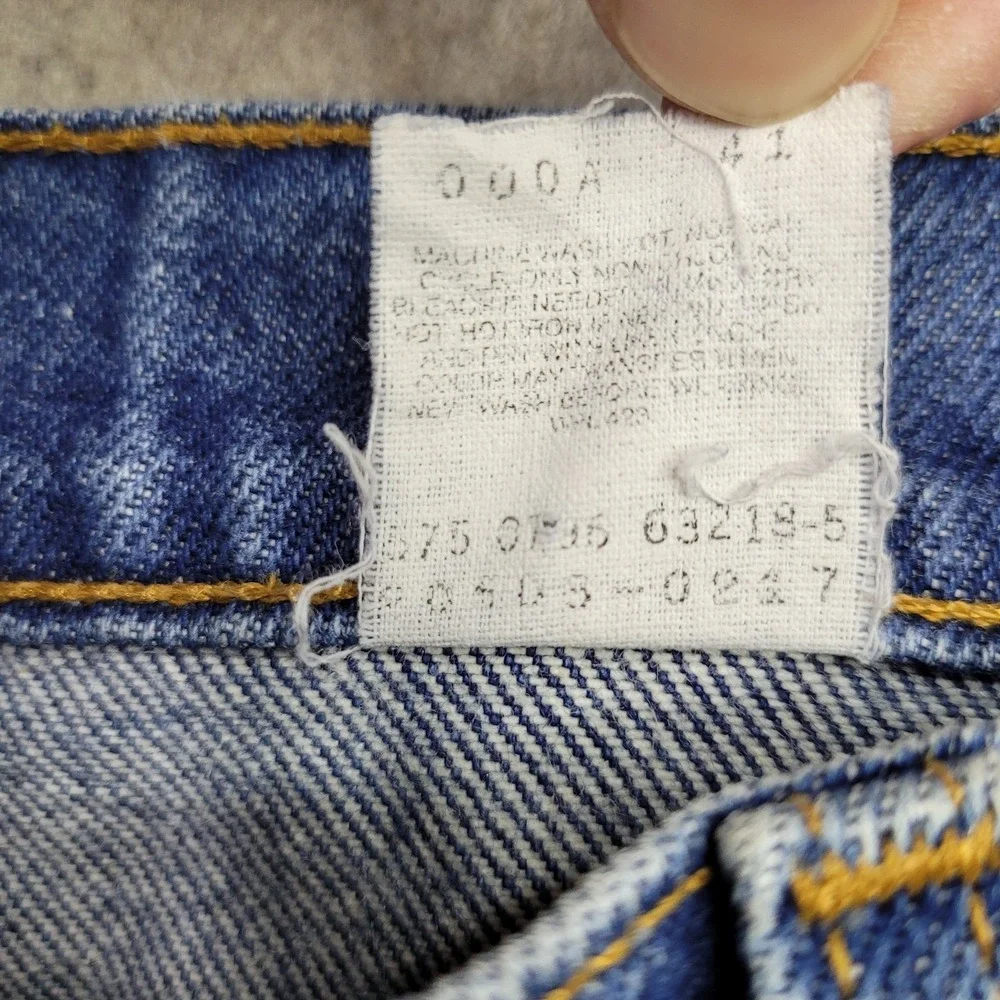 VTG 90s 1996 LEVI'S 505 Orange Tab Jeans Mens 40x30 Blue (Fits 40x26) USA Made